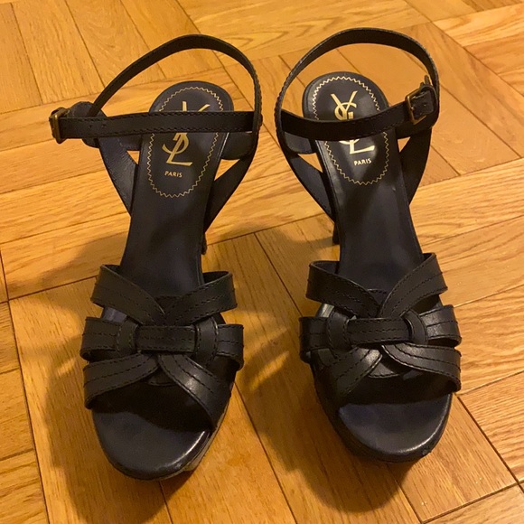 Saint Laurent Shoes - AUTHENTIC Saint Laurent Tribute platform sandals